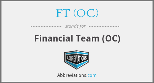 FT (OC) - Financial Team (OC)
